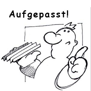 Comicfigur mit dicker Nase