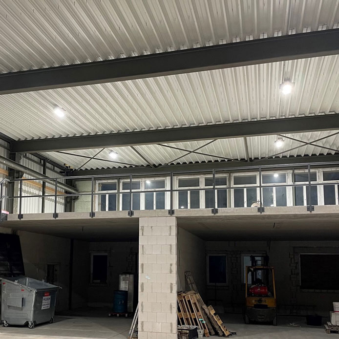 Blick in die renovierte Halle