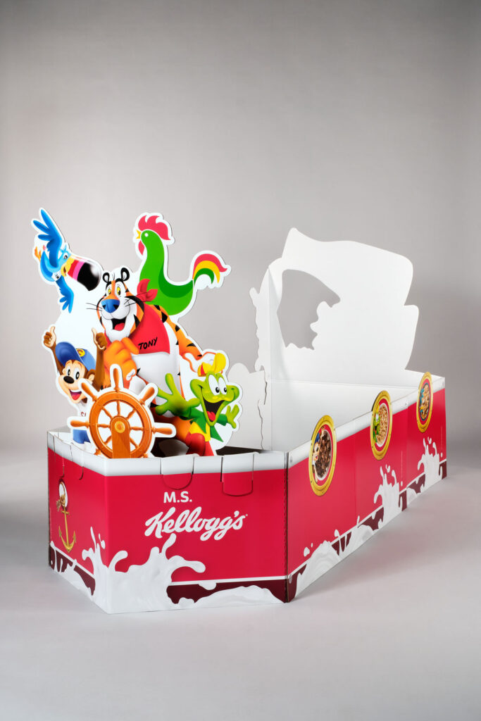 Großplatzierung Kellog-Display